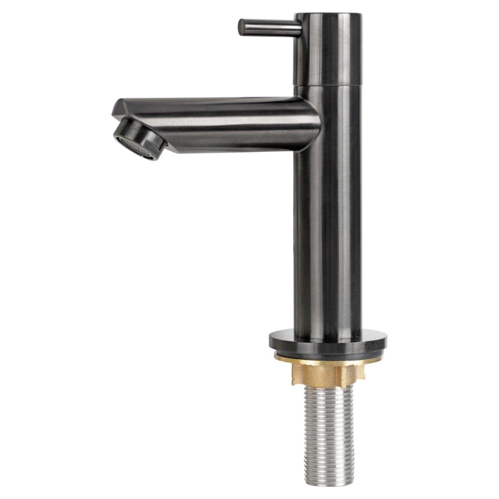 Differnz koudwaterkraan recht - gun metal
