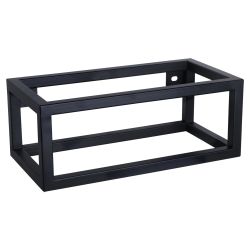 Differnz Lura L handdoekhouder voor fontein 40x22x15,5 cm - zwart