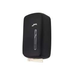 Jofel Timeless zig-zag toilet-tissuedispenser kunststof - zwart