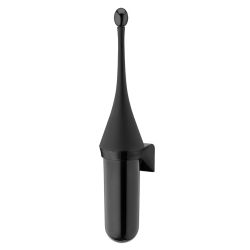 PlastiQline Exclusive toiletborstelhouder PQXBrushZ - zwart