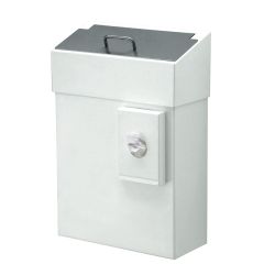 Mediqo-Line hygiënebak 10 liter wit met zakjeshouder MQHB10P