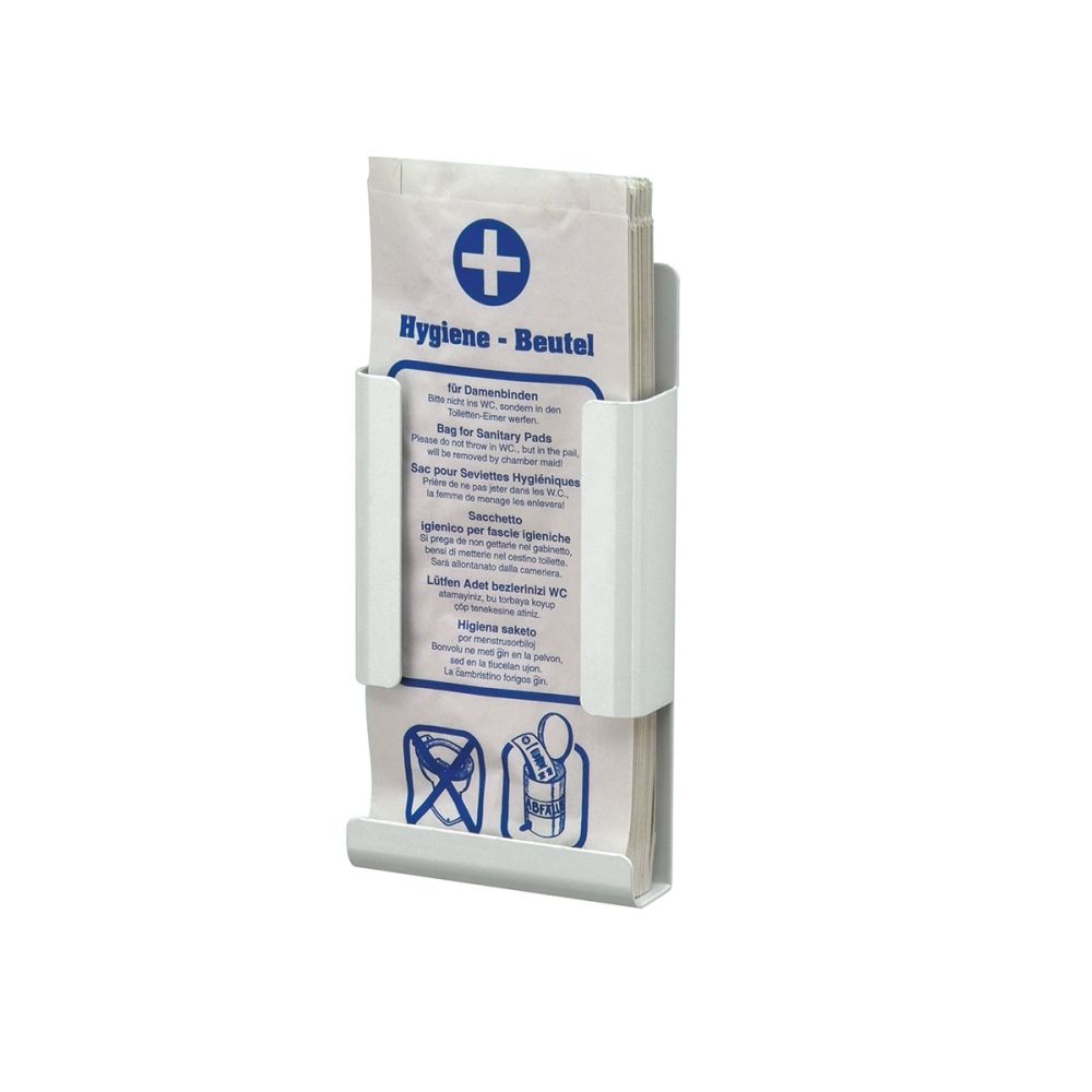 Mediqo-Line hygiënezakjehouder wit-papier MQHBPAP