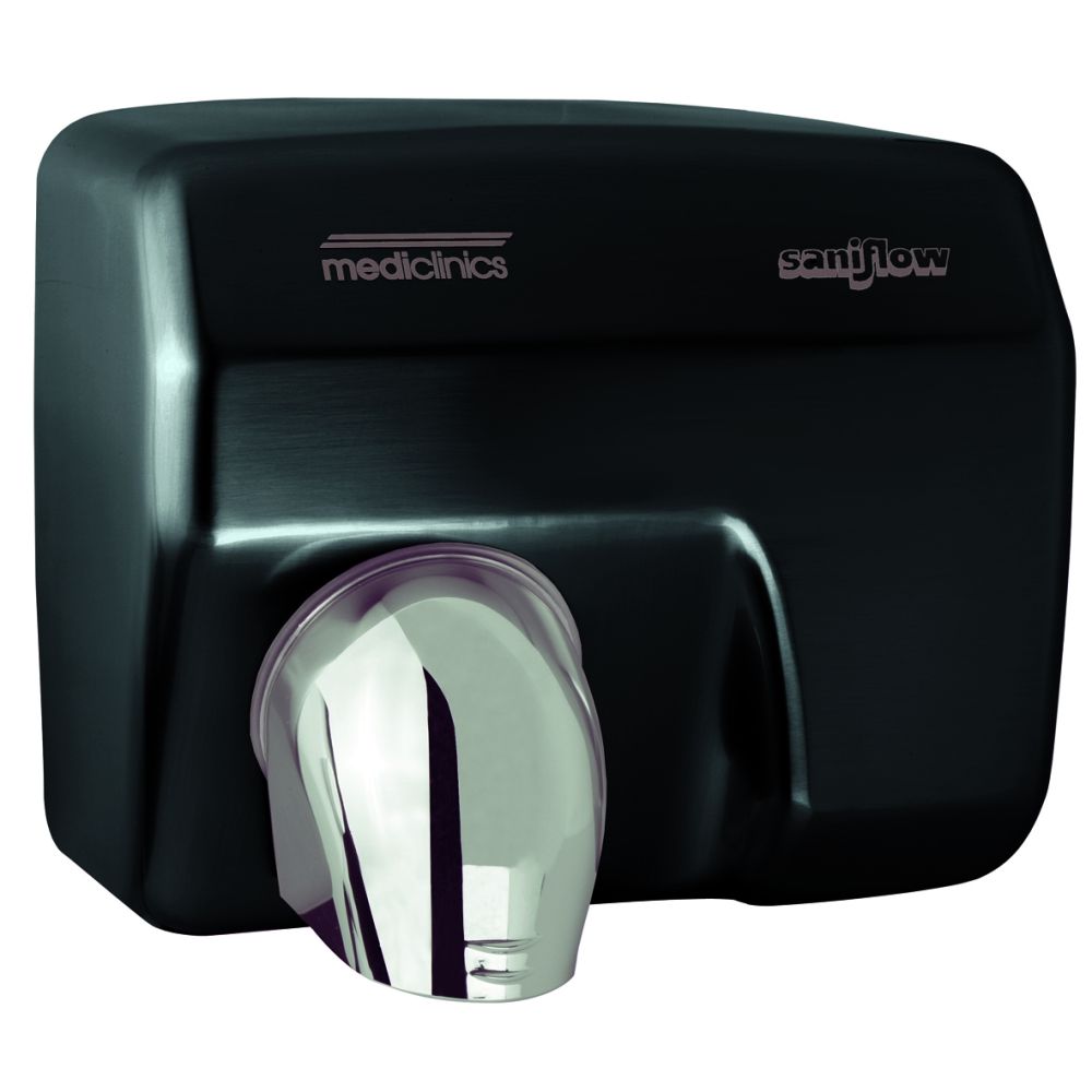 Mediclinics handendroger Saniflow zwart automatisch E05A